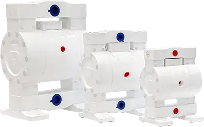 Bombas de diafragma con cuerpo de PTFE