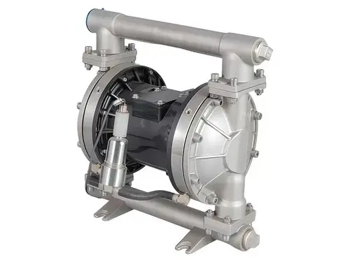 Bomba neumática de diafragma de acero inoxidable con contención secundaria de 1”