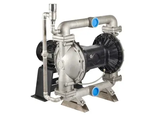Bomba eléctrica de diafragma de acero inoxidable de 2”