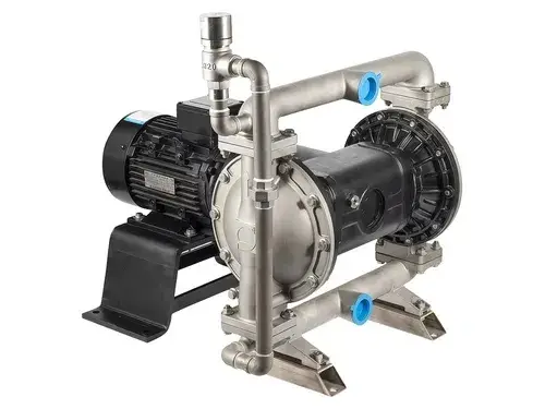 Bomba eléctrica de doble diafragma de acero inoxidable de 1½”