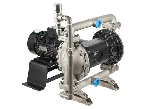 Bomba eléctrica de doble diafragma de acero inoxidable de 1½”